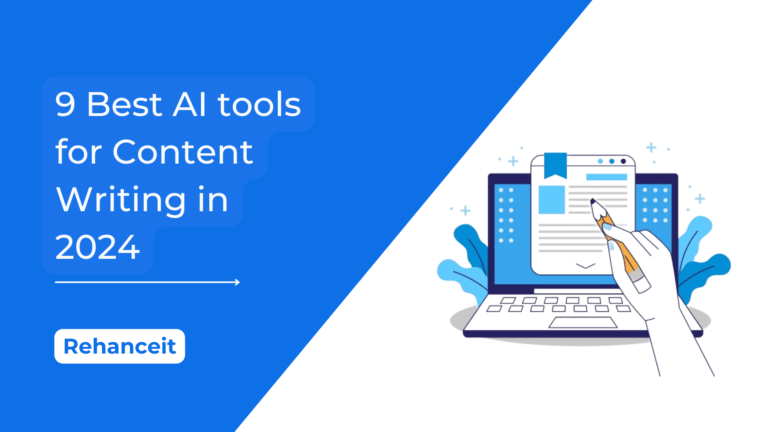 9 Best AI tools for Content Writing in 2024